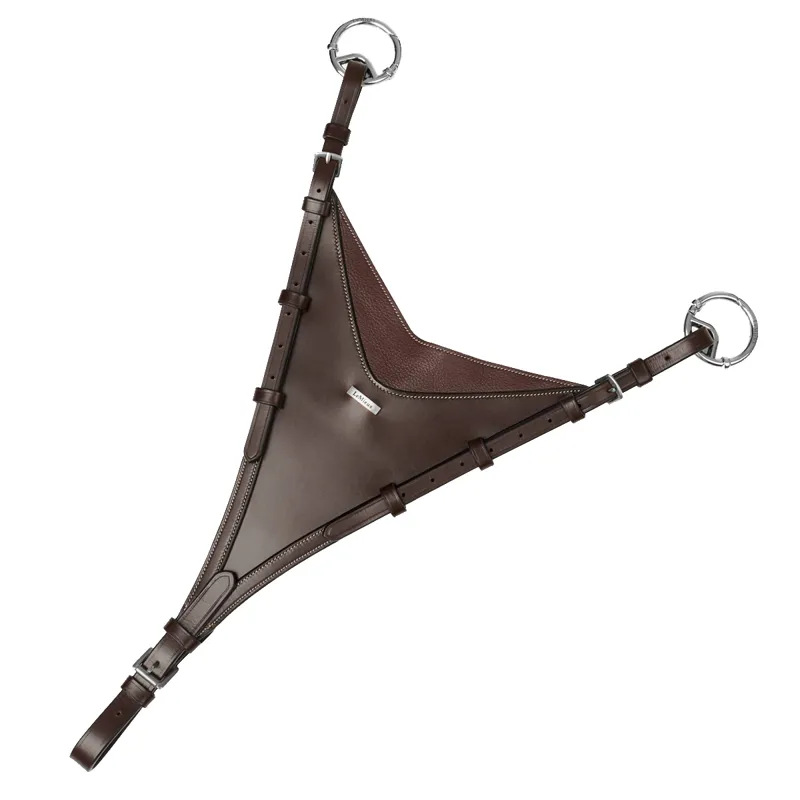 LeMieux Kudos Bib Martingale Attachment - Havana/Silver